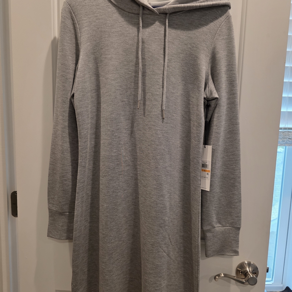 Calvin Klein Collection Gray Midi Dress